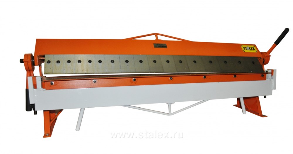 Фото 37 - Станок листогибочный ручной сегментный  STALEX W1.5x1260A.