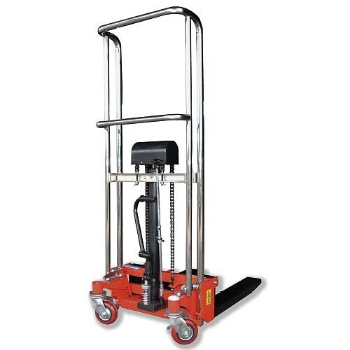 Фото 57 - Гидравлический Штабелер с Подъемной Платформой HS4013 OXLIFT 400 кг 1,3 м.