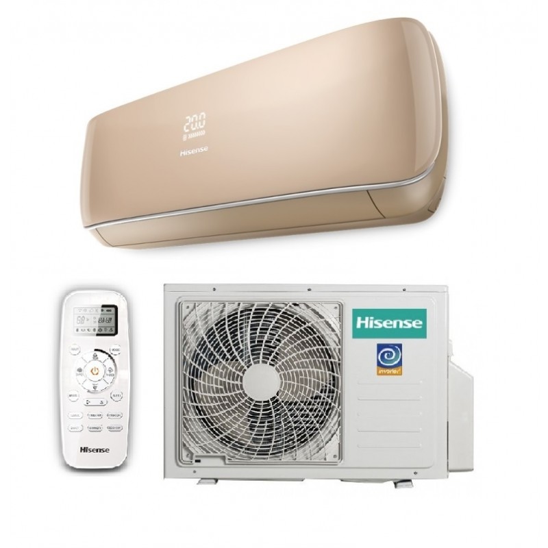 Кондиционер Hisense Premium CHAMPAGNE CRYSTAL  SUPER DC Inverter AS-10UW4RVETG01G(C)
